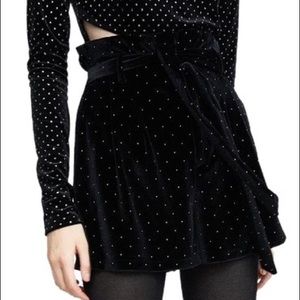 Zara Velvet Shorts